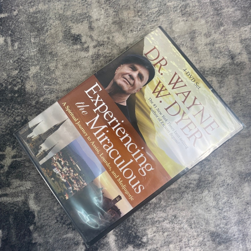 Dr Wayne Dyer Experiencing the Miraculous 4-DVD Set New Sealed Spiritual Journey